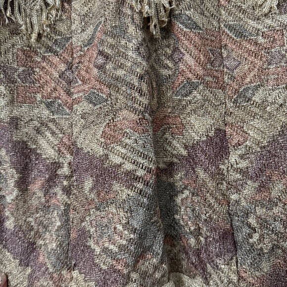 VTG Damianou Neiman Marcus Southwestern Fringe Long Sleeve Blouse Womens Small - Picture 8 of 10